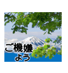 富士山と共に昭和100年（個別スタンプ：33）