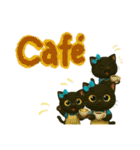 黒猫アルビと仲間たち（個別スタンプ：25）