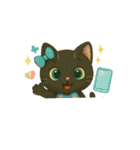 黒猫アルビと仲間たち（個別スタンプ：31）
