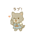 可愛い動物アイドル＆ファン 日本語（個別スタンプ：3）