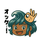 サーファー波空(サーフィン)………..（個別スタンプ：15）