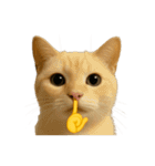 猫と黄色いおてて（個別スタンプ：4）