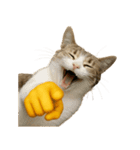 猫と黄色いおてて（個別スタンプ：5）