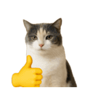 猫と黄色いおてて（個別スタンプ：6）