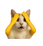 猫と黄色いおてて（個別スタンプ：18）