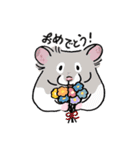 毎日使え！ハムスター！！（個別スタンプ：3）