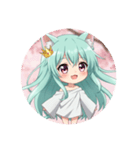 桜満開みなみちゃんスタンププレミアム（個別スタンプ：1）