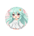 桜満開みなみちゃんスタンププレミアム（個別スタンプ：2）