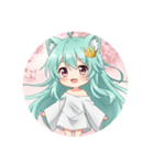 桜満開みなみちゃんスタンププレミアム（個別スタンプ：3）