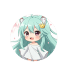 桜満開みなみちゃんスタンププレミアム（個別スタンプ：6）