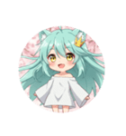 桜満開みなみちゃんスタンププレミアム（個別スタンプ：12）