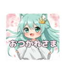 桜満開みなみちゃんスタンププレミアム（個別スタンプ：32）