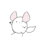 まるっとチンチラ①(ホワイト)（個別スタンプ：2）