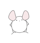 まるっとチンチラ①(ホワイト)（個別スタンプ：13）