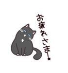 お嬢with実家ネコたち（個別スタンプ：14）