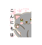 ロシアンブルーの猫ちゃんスタンプ（個別スタンプ：15）