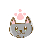 ロシアンブルーの猫ちゃんスタンプ（個別スタンプ：17）