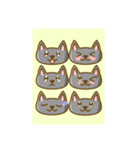 ロシアンブルーの猫ちゃんスタンプ（個別スタンプ：18）