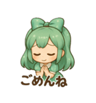 ミントリボンのかわいい女の子 vol.1（個別スタンプ：3）
