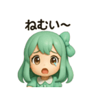 ミントリボンのかわいい女の子 vol.1（個別スタンプ：16）