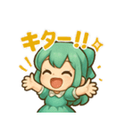 ミントリボンのかわいい女の子 vol.1（個別スタンプ：21）
