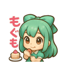 ミントリボンのかわいい女の子 vol.1（個別スタンプ：22）