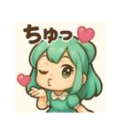 ミントリボンのかわいい女の子 vol.1（個別スタンプ：24）