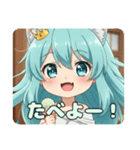 アイス大好き精霊みなみちゃんスタンプ（個別スタンプ：5）