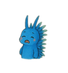 アオミノウミウシ Blue Dragon 016（個別スタンプ：4）