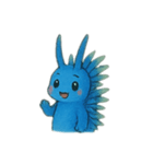 アオミノウミウシ Blue Dragon 016（個別スタンプ：6）