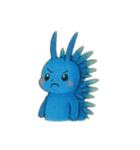 アオミノウミウシ Blue Dragon 016（個別スタンプ：7）