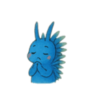 アオミノウミウシ Blue Dragon 016（個別スタンプ：8）
