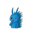 アオミノウミウシ Blue Dragon 016（個別スタンプ：9）