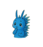 アオミノウミウシ Blue Dragon 016（個別スタンプ：11）