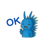 アオミノウミウシBlue Dragon w016（個別スタンプ：3）