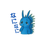 アオミノウミウシBlue Dragon w016（個別スタンプ：5）