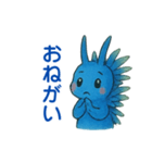 アオミノウミウシBlue Dragon w016（個別スタンプ：7）