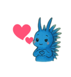 アオミノウミウシBlue Dragon w016（個別スタンプ：10）