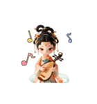 XinraBeat Q：古風少女Lianの古代生活（個別スタンプ：1）