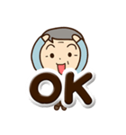 おじいちゃんスタンプ☆ぷっくり文字（個別スタンプ：11）