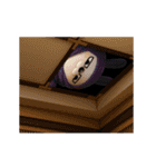 動く 3D擦れ武士うさぎ（個別スタンプ：14）