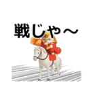 動く 3D擦れ武士うさぎ（個別スタンプ：18）