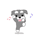 かわいいシュナ犬なんとなく動く2（個別スタンプ：4）