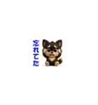 『超ちいさい』3D黒ポメ（個別スタンプ：38）