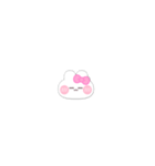 超小さいうしゃぎ！！1 ピンク（個別スタンプ：2）