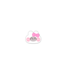 超小さいうしゃぎ！！1 ピンク（個別スタンプ：8）