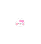超小さいうしゃぎ！！1 ピンク（個別スタンプ：9）