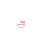 超小さいうしゃぎ！！1 ピンク（個別スタンプ：10）