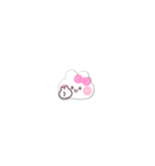 超小さいうしゃぎ！！1 ピンク（個別スタンプ：11）