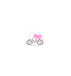 超小さいうしゃぎ！！1 ピンク（個別スタンプ：12）